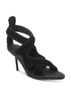 Bottega Veneta Women's Pointed Toe Squiggle Strap Stiletto Heel Sandals