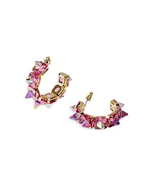 Swarovski Chroma Spiky Hoop Earrings