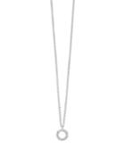 Ippolita Sterling Silver Stardust Diamond Circle Pendant Necklace, 16-18