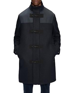 Ted Baker Lens Wool Blend Paneled Duffel Coat