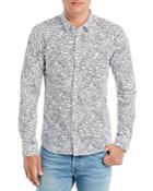 Hugo Hugo Boss Ero3 Extra Slim Fit Leaf Outline Button Down Shirt