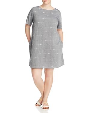 Eileen Fisher Plus Embroidered Dress
