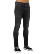 Diesel D Istort X Skinny Fit Jeans In Black/denim