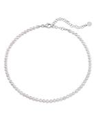 Majorica Simulated Pearl Strand Necklace In Sterling Silver, 13