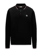 Moncler Regular Fit Long Sleeve Polo