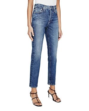 Ag High Rise Vintage Slim Jeans In 10 Years Elation