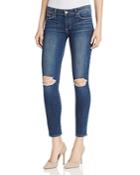 Paige Verdugo Ankle Skinny Jeans In Donna Destructed