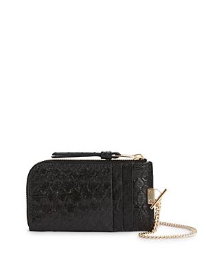 Allsaints Lotte Leather Chain Card Case