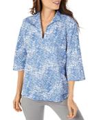 Foxcroft Klara Python-print Top