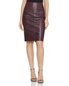 Reiss Megan Leather-paneled Skirt