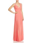 Laundry By Shelli Segal Pleated Chiffon Gown - 100% Exclusive