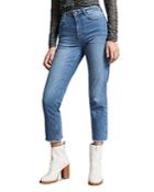Ted Baker Morgani High Rise Straight Leg Jeans In Blue