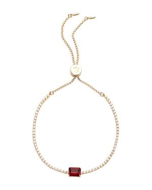 Lauren Ralph Lauren Cubic Zirconia & Baguette Stone Slider Bracelet