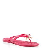 Tory Burch Jelly Bow Thong Sandals