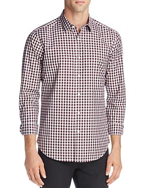 Theory Zack Gingham Slim Fit Button Down Shirt