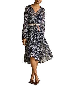 Polo Ralph Lauren Floral Print Long Sleeve Dress