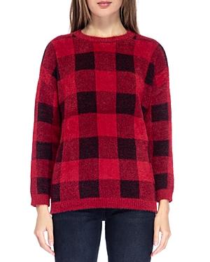 B Collection By Bobeau Buffalo Plaid Sweater