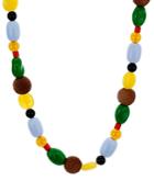 Aqua Multicolor Mixed-bead Necklace, 26 - 100% Exclusive