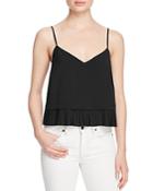 French Connection Polly Pleat Cropped Tank