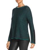 Donna Karan New York Fringe Trim Sweater
