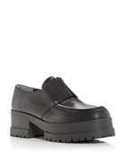 Clergerie Women's Well Platform Block Heel Loafers