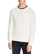 The Men's Store At Bloomingdale's Cable-knit Sweater