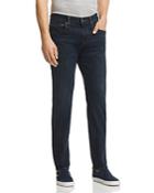 7 For All Mankind Straight Slim Fit Jeans In Contrast