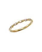 Bloomingdale's Five Diamond Stacking Ring In 14k Yellow Gold, 0.10 Ct. T.w. - 100% Exclusive