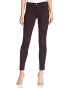 J Brand Mid Rise Super Skinny Jeans In Snifter