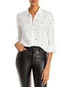 Rails Yvonne Heart Embroidered Button Down Shirt