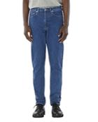 A.p.c Middle Standard Relaxed Fit Jeans In Washed Indigo