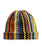Missoni Cappello Wool Zigzag Stripe Beanie