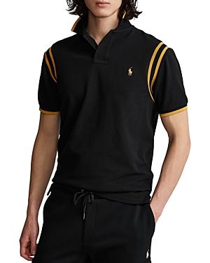 Polo Ralph Lauren Cotton Mesh Tiger Patch Tipped Custom Slim Fit Polo Shirt