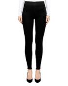 L'agence Rochelle High-rise Pull-on Jeans In Noir