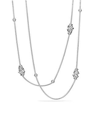David Yurman Crossover Station Necklace With Diamonds