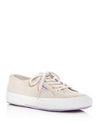 Superga Women's Cotu Classic Suede Lace Up Sneakers