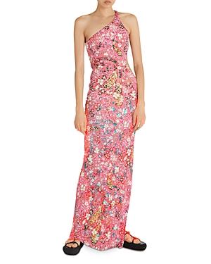 Etro Floral Print Side Cutout Dress