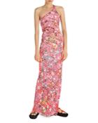Etro Floral Print Side Cutout Dress