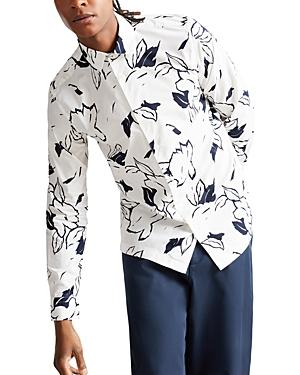 Ted Baker Ashlo Floral Outline Printed Shirt