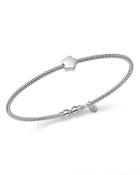 Bloomingdale's Flower Station Open Bangle In 14k White Gold - 100% Exclusive