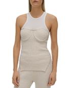 Helmut Lang Layered Look Bustier Tank