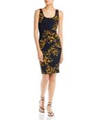 Versace Jeans Couture Organzino Print Bodycon Dress