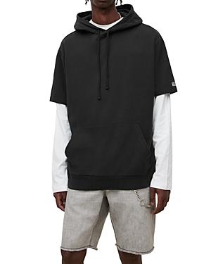 Allsaints Hunter Layered Look Hoodie