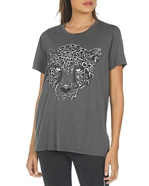 Lauren Moshi Heart Leopard Graphic Tee