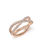 Diamond Midi Ring In 14k Rose Gold, .35 Ct. T.w.