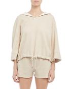 Theory Drawstring Hooded Sweatshirt