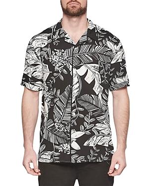 Eleven Paris Tropical Print Camp Shirt