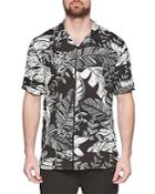 Eleven Paris Tropical Print Camp Shirt