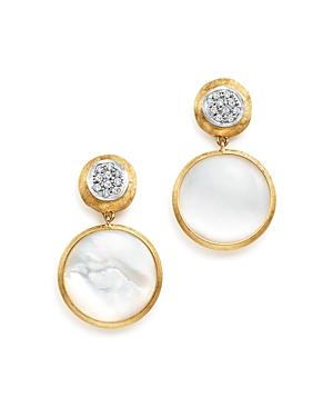 Marco Bicego 18k Yellow Gold Jaipur Mother-of-pearl And Diamond Drop Earrings - 100% Bloomingdale's Exclusive