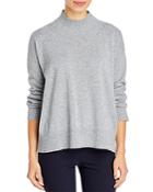 Eileen Fisher Mock Neck Cashmere Pullover Sweater